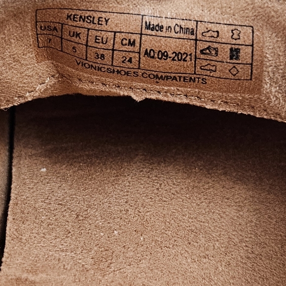 VIONIC Womens Kensley Patent Leather Black Slip-On Loafers Shoes - Picture 7 of 7